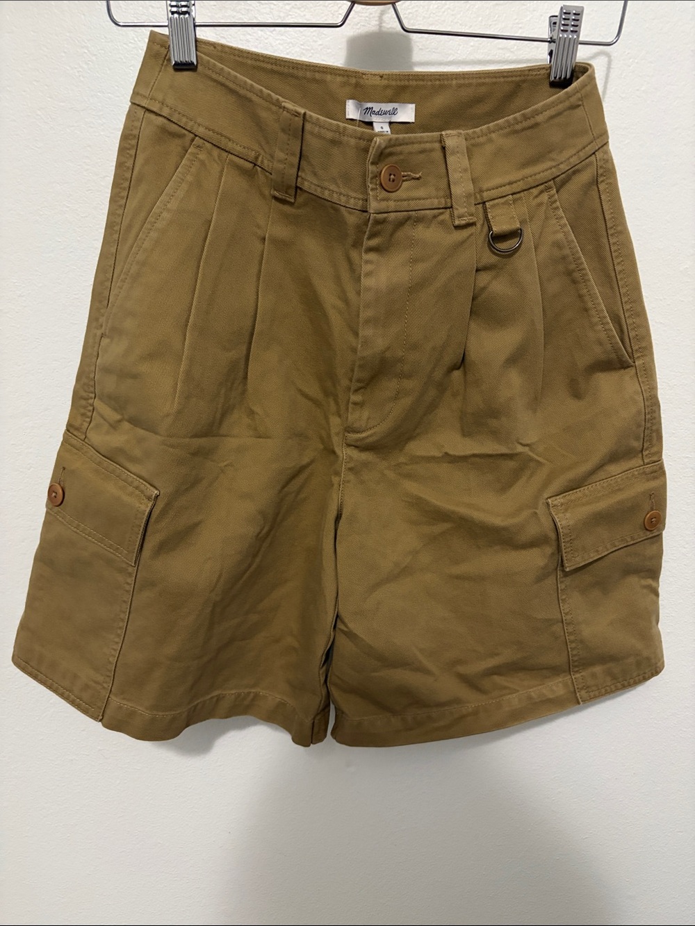 Madewell High-Rise Cargo Utility Shorts